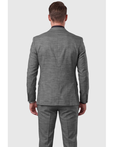 DeepSEA 3 Parça Slim Fit Yelekli Erkek Takım Elbise – Çift Yırtmaçlı Modern Kesim 2601631