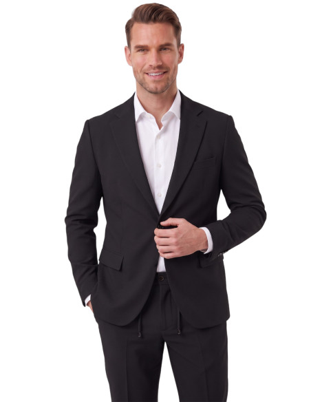 DeepSEA Erkek Slim Fit Likralı Gofre Kumaş Takım Elbise İpli Lastikli Pantolon 2602326