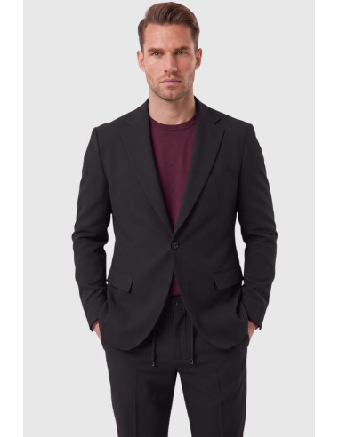 DeepSEA Erkek Slim Fit Likralı Gofre Kumaş Takım Elbise İpli Lastikli Pantolon 2602326
