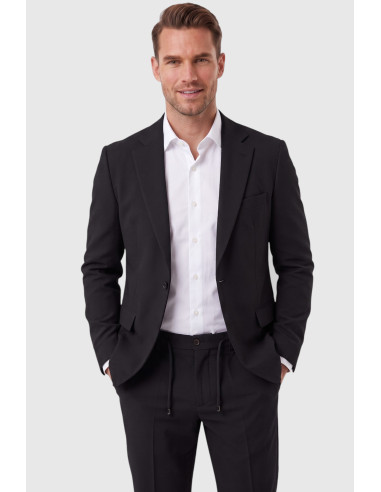 DeepSEA Erkek Slim Fit Likralı Gofre Kumaş Takım Elbise İpli Lastikli Pantolon 2602326
