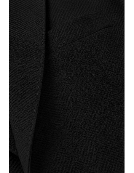 DeepSEA Erkek Slim Fit Likralı Gofre Kumaş Takım Elbise İpli Lastikli Pantolon 2602326