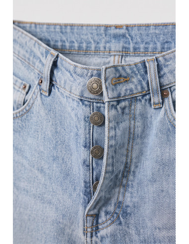 DeepSEA Erkek Yıkamalı Baggy Fit Likralı Bol Kesim Geniş Paça Jean Kot Pantolon 2600061