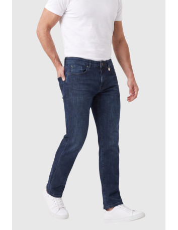 DeepSEA Erkek Slim Fit Dar Kesim Likralı Mavi Kot Pantolon – Yumuşak Dokulu Esnek Jean 2600692