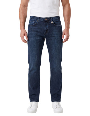 DeepSEA Erkek Slim Fit Dar Kesim Likralı Mavi Kot Pantolon – Yumuşak Dokulu Esnek Jean 2600692 2
