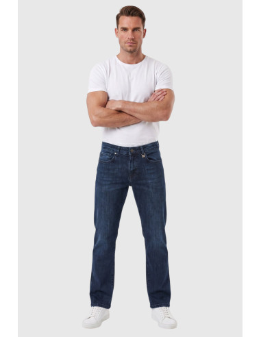 DeepSEA Erkek Slim Fit Dar Kesim Likralı Mavi Kot Pantolon – Yumuşak Dokulu Esnek Jean 2600692