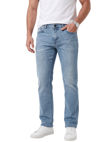 DeepSEA Erkek Slim Fit Dar Kesim Likralı Mavi Kot Pantolon – Yumuşak Dokulu Esnek Jean 2600692
