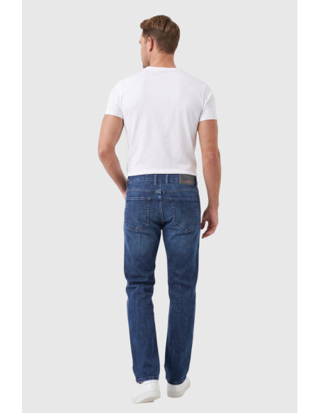 DeepSEA Erkek Slim Fit Dar Kesim Likralı Mavi Kot Pantolon – Yumuşak Dokulu Esnek Jean 2600692