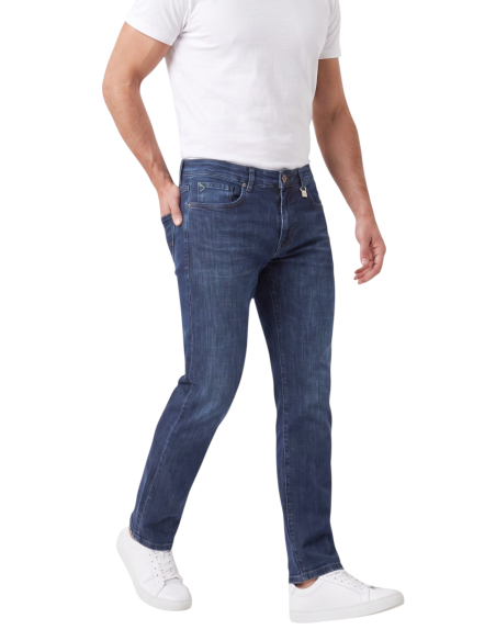 DeepSEA Erkek Slim Fit Dar Kesim Likralı Mavi Kot Pantolon – Yumuşak Dokulu Esnek Jean 2600692