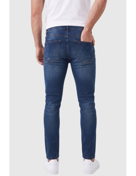 DeepSEA Erkek Slim Fit Dar Kesim Likralı Mavi Kot Pantolon – Yumuşak Dokulu Esnek Jean 2600692