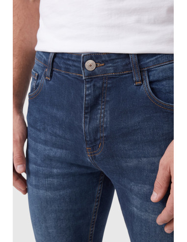 DeepSEA Erkek Slim Fit Dar Kesim Likralı Kot Pantolon – Dar Paça İnce Esnek Jean 2608306