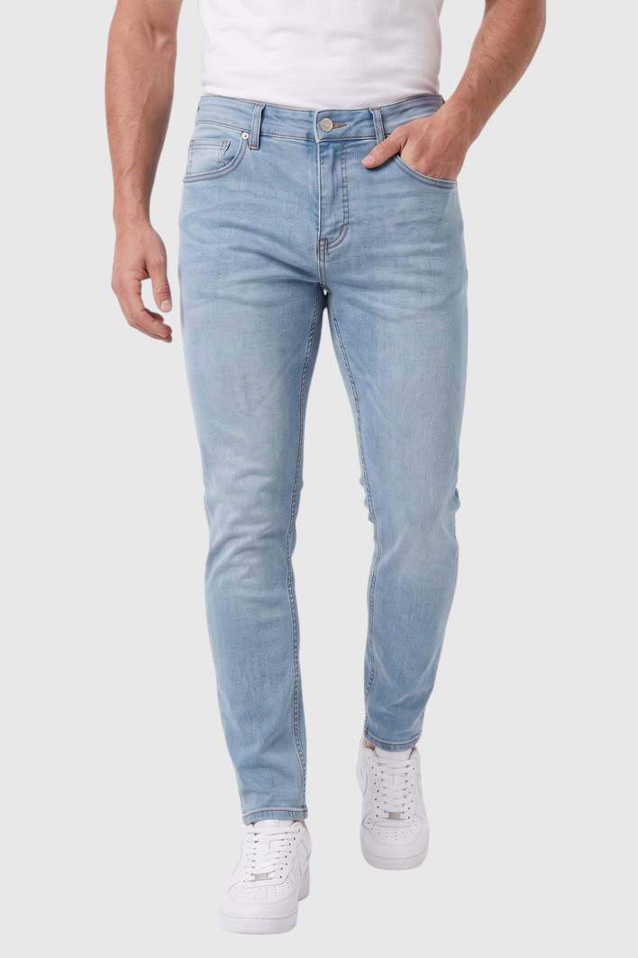 DeepSEA Erkek Slim Fit Dar Kesim Likralı Kot Pantolon – Dar Paça İnce Esnek Jean 2608306 2
