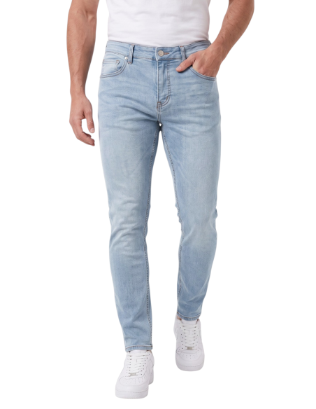 DeepSEA Erkek Slim Fit Dar Kesim Likralı Mavi Kot Pantolon – Yumuşak Dokulu Esnek Jean 2600692