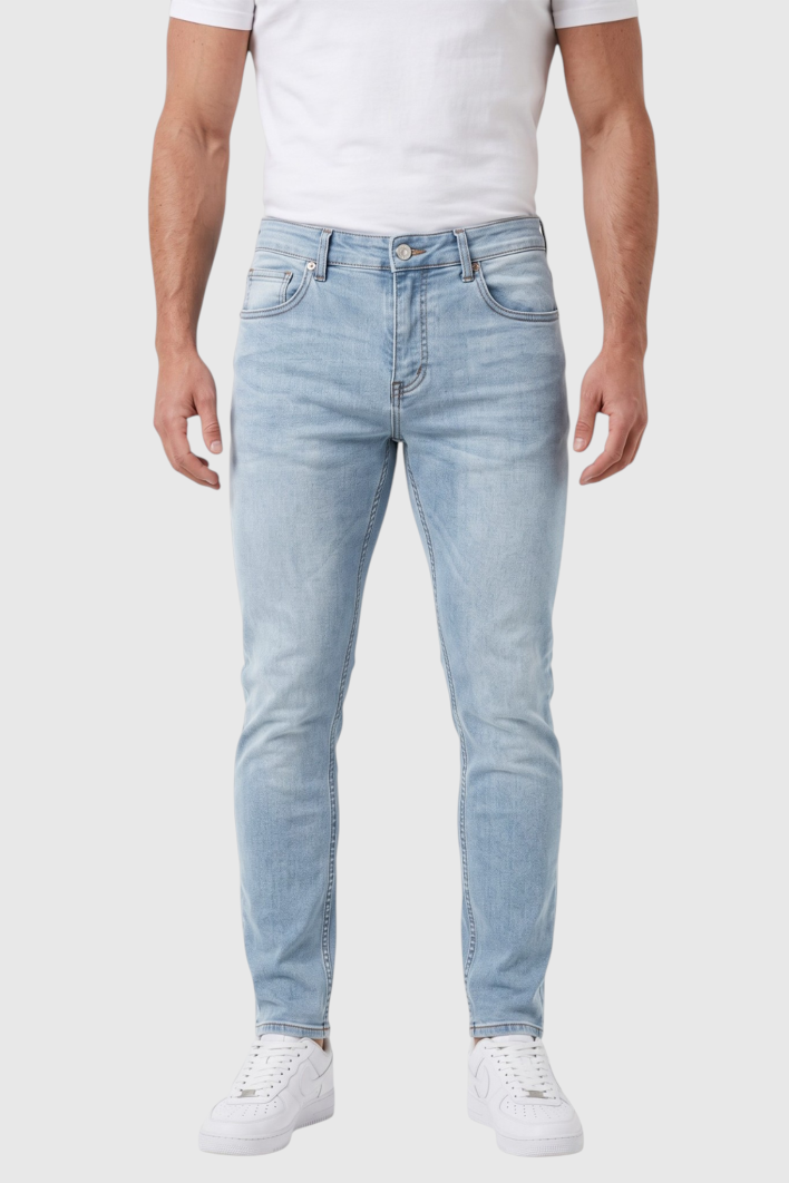 DeepSEA Erkek Slim Fit Dar Kesim Likralı Kot Pantolon – Dar Paça İnce Esnek Jean 2608306 2
