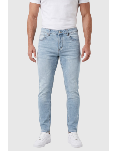 DeepSEA Erkek Slim Fit Dar Kesim Likralı Mavi Kot Pantolon – Yumuşak Dokulu Esnek Jean 2600692