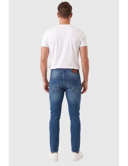 DeepSEA Erkek Slim Fit Dar Kesim Likralı Kot Pantolon – Dar Paça İnce Esnek Jean 2608306