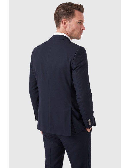 DeepSEA 3 Parça Slim Fit Yelekli Erkek Takım Elbise – Çift Yırtmaçlı Modern Kesim 2601631