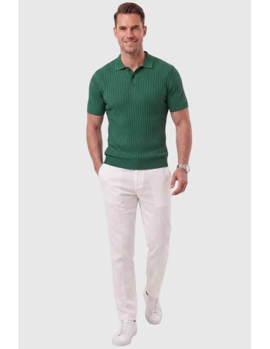DeepSEA Erkek Regular Fit Rahat Kesim Düğmeli Polo Yaka Triko Tişört Yumuşak Likralı 2608210