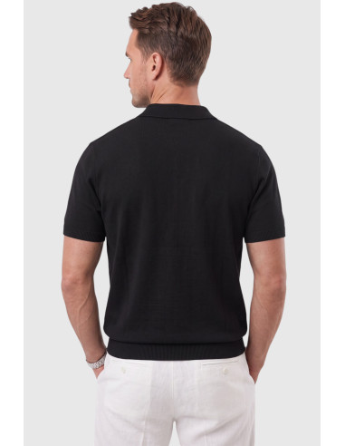 DeepSEA Erkek Fermuarlı Polo Yaka Triko Tişört Regular Fit Rahat Kesim 2604360