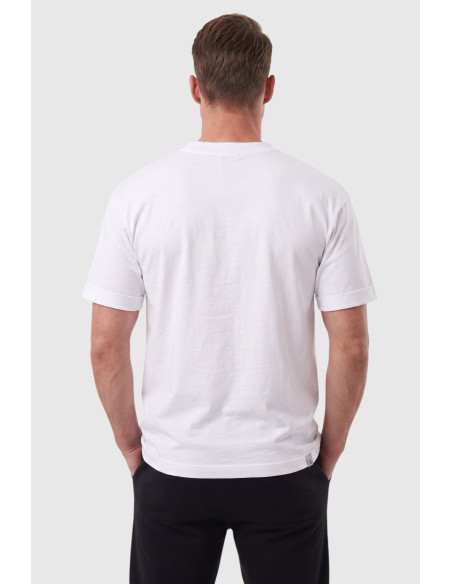 DeepSEA %95 Pamuk Regular Fit Rahat Kesim Duble Kollu Bisiklet Yaka Likralı Tişört 2604361