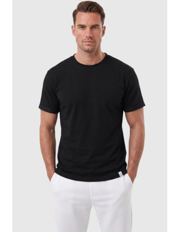 DeepSEA Erkek Slim Fit %90 Pamuk Likralı Yumuşak Dokulu Basic Tişört 1801131 2