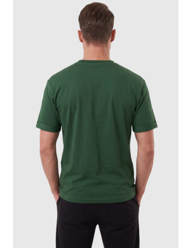 DeepSEA Erkek Slim Fit %90 Pamuk Likralı Yumuşak Dokulu Basic Tişört 1801131