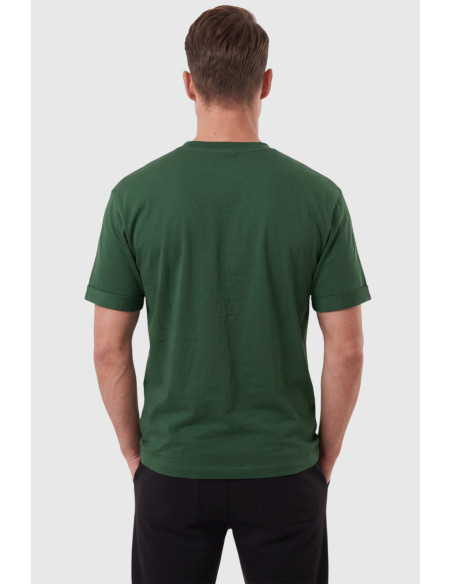 DeepSEA Erkek Slim Fit %90 Pamuk Likralı Yumuşak Dokulu Basic Tişört 1801131