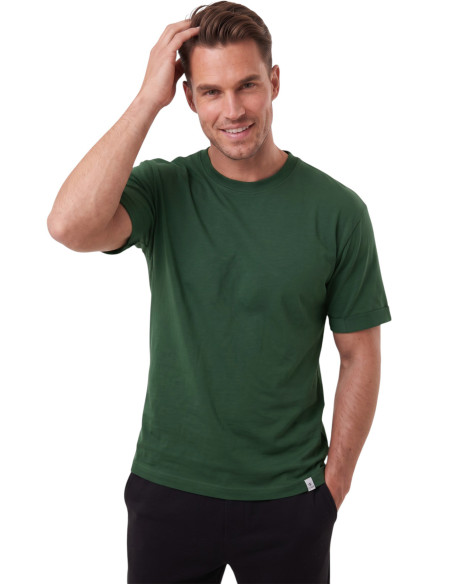 DeepSEA Erkek Slim Fit %90 Pamuk Likralı Yumuşak Dokulu Basic Tişört 1801131