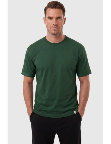 DeepSEA Erkek Slim Fit %90 Pamuk Likralı Yumuşak Dokulu Basic Tişört 1801131