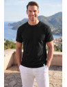 DeepSEA %95 Pamuk Regular Fit Rahat Kesim Duble Kollu Bisiklet Yaka Likralı Tişört 2604361