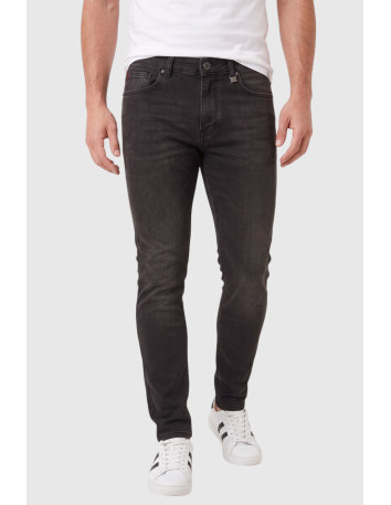 DeepSEA Erkek Slim Fit Dar Kesim %98 Pamuk Likralı Taşlanmış Kot Pantolon Jean 2600026 2