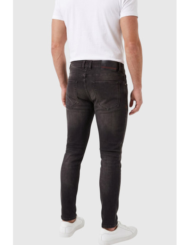 DeepSEA Erkek Slim Fit Dar Kesim %98 Pamuk Likralı Taşlanmış Kot Pantolon Jean 2600026