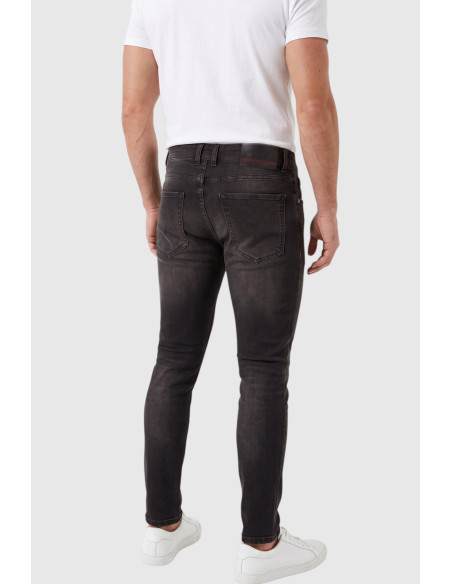 DeepSEA Erkek Slim Fit Dar Kesim %98 Pamuk Likralı Taşlanmış Kot Pantolon Jean 2600026