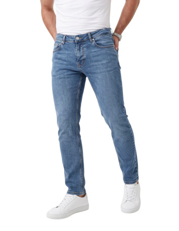 DeepSEA Erkek Slim Fit Dar Kesim Likralı Kot Pantolon – Dar Paça İnce Esnek Jean 2608306 2