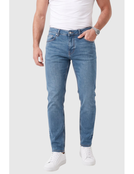 DeepSEA Erkek Slim Fit Dar Kesim Likralı Kot Pantolon – Dar Paça İnce Esnek Jean 2608306
