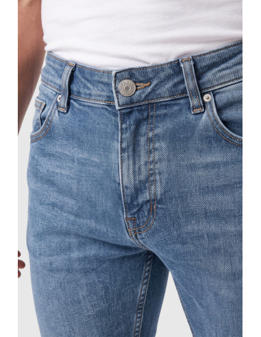 DeepSEA Erkek Slim Fit Dar Kesim Likralı Kot Pantolon – Dar Paça İnce Esnek Jean 2608306