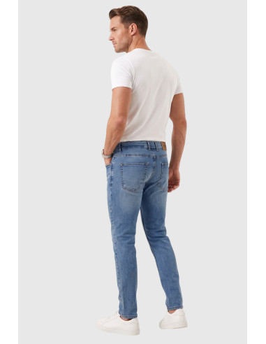 DeepSEA Erkek Slim Fit Dar Kesim Likralı Kot Pantolon – Dar Paça İnce Esnek Jean 2608306