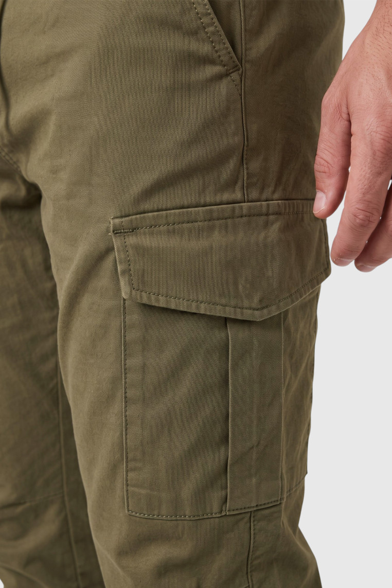 DeepSEA Erkek Slim Fit Likralı Kargo Cepli Jogger Pantolon – İpli Bel Lastikli Paça 2600589