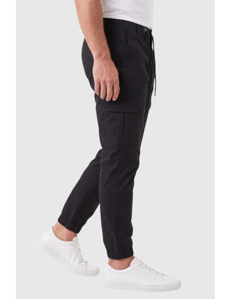 DeepSEA Paçası ve Beli Lastikli Bağcıklı Erkek Kargo Pantolon 1601569