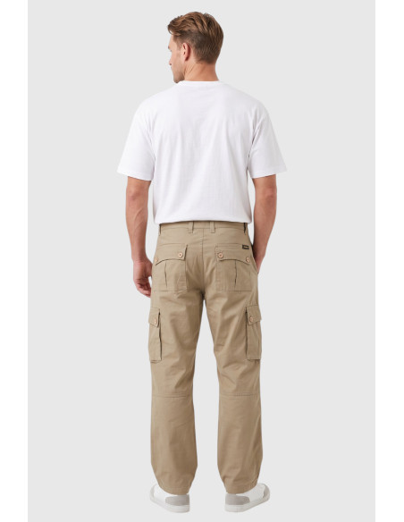 DeepSEA Erkek Relaxed Fit Bol Kesim Likralı Outdoor Kargo Pantolon – Çok Cepli Geniş Paça 1705421
