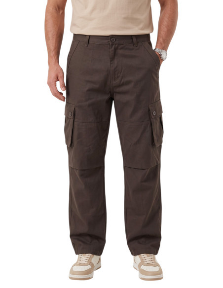 DeepSEA Erkek Relaxed Fit Bol Kesim Likralı Outdoor Kargo Pantolon – Çok Cepli Geniş Paça 1705421