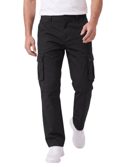 DeepSEA Erkek Relaxed Fit Bol Kesim Likralı Outdoor Kargo Pantolon – Çok Cepli Geniş Paça 1705421