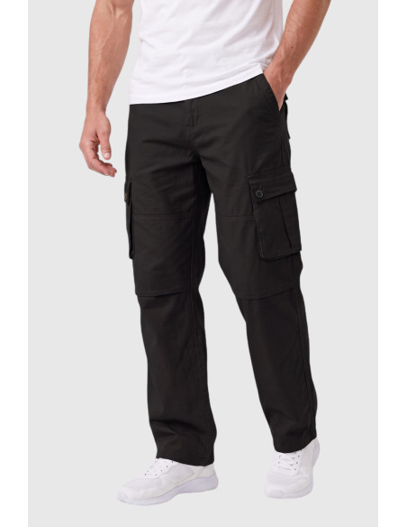 DeepSEA Erkek Relaxed Fit Bol Kesim Likralı Outdoor Kargo Pantolon – Çok Cepli Geniş Paça 1705421
