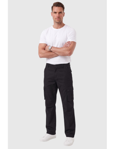 DeepSEA Erkek Relaxed Fit Bol Kesim Likralı Outdoor Kargo Pantolon – Çok Cepli Geniş Paça 1705421