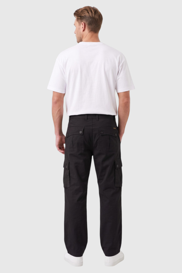 DeepSEA Erkek Relaxed Fit Bol Kesim Likralı Outdoor Kargo Pantolon – Çok Cepli Geniş Paça 1705421