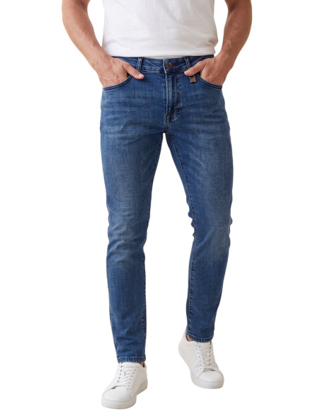 DeepSEA Erkek Slim Fit Dar Kesim Likralı Kot Pantolon – Dar Paça İnce Esnek Jean 2608306
