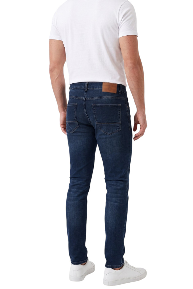 DeepSEA Erkek Slim Fit Dar Kesim Likralı Kot Pantolon – Dar Paça İnce Esnek Jean 2608306