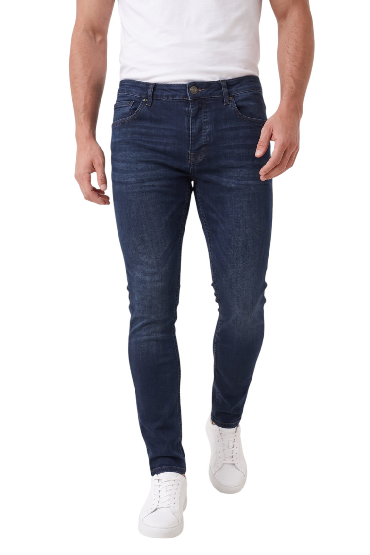DeepSEA Erkek Slim Fit Dar Kesim Likralı Kot Pantolon – Dar Paça İnce Esnek Jean 2608306