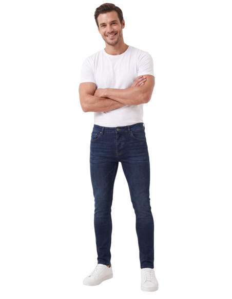 DeepSEA Erkek Slim Fit Likralı Yumuşak Dokulu Jean – Esnek Dar Paça Kot Pantolon 2602167