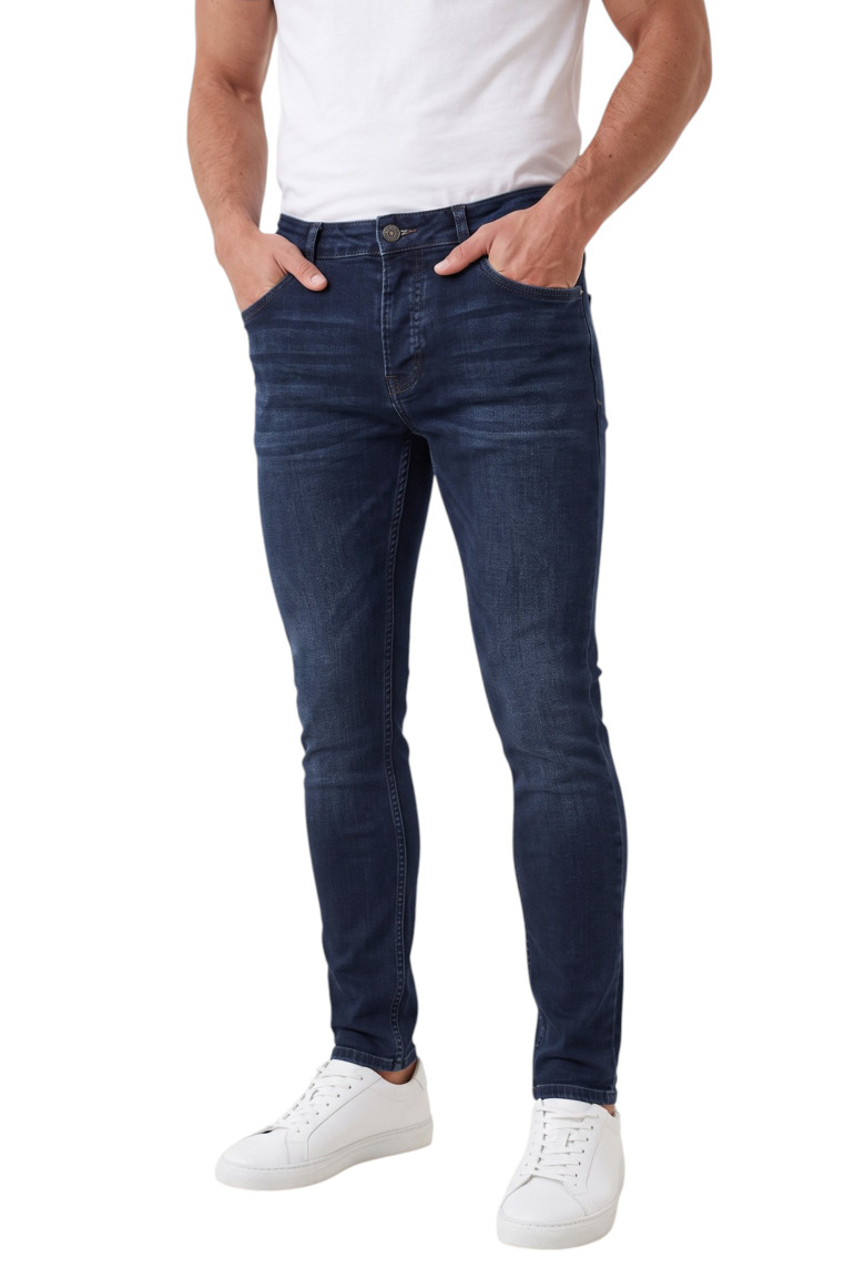 DeepSEA Erkek Slim Fit Dar Kesim Likralı Kot Pantolon – Dar Paça İnce Esnek Jean 2608306