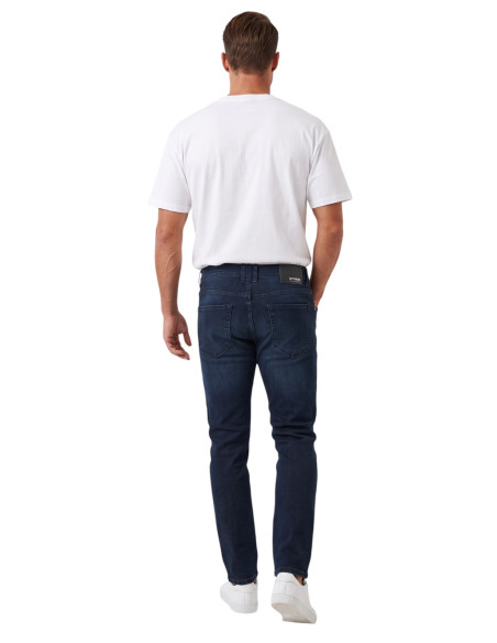 DeepSEA Erkek Regular Fit Standart Kesim Likralı Taşlanmış Kot Pantolon – Esnek Pamuklu Jean 2600982
